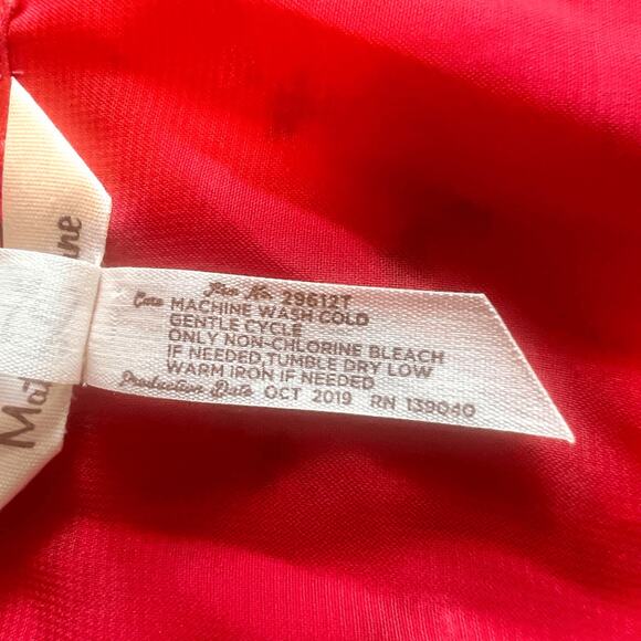 MATILDA JANE Women's Must Be Love Blouse Coral-Red Sz L - Picture 9 of 9